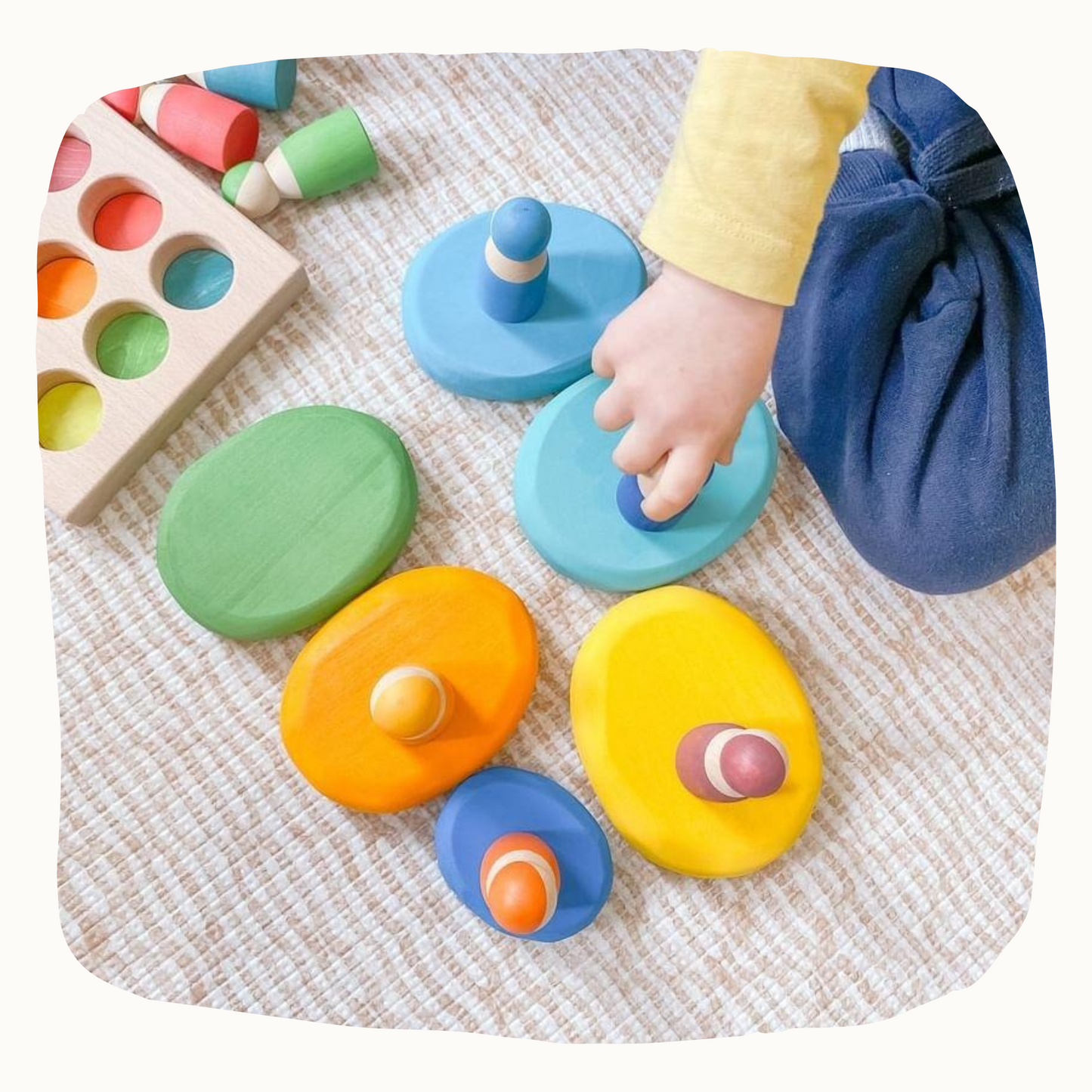 Rainbow Pebbles Set