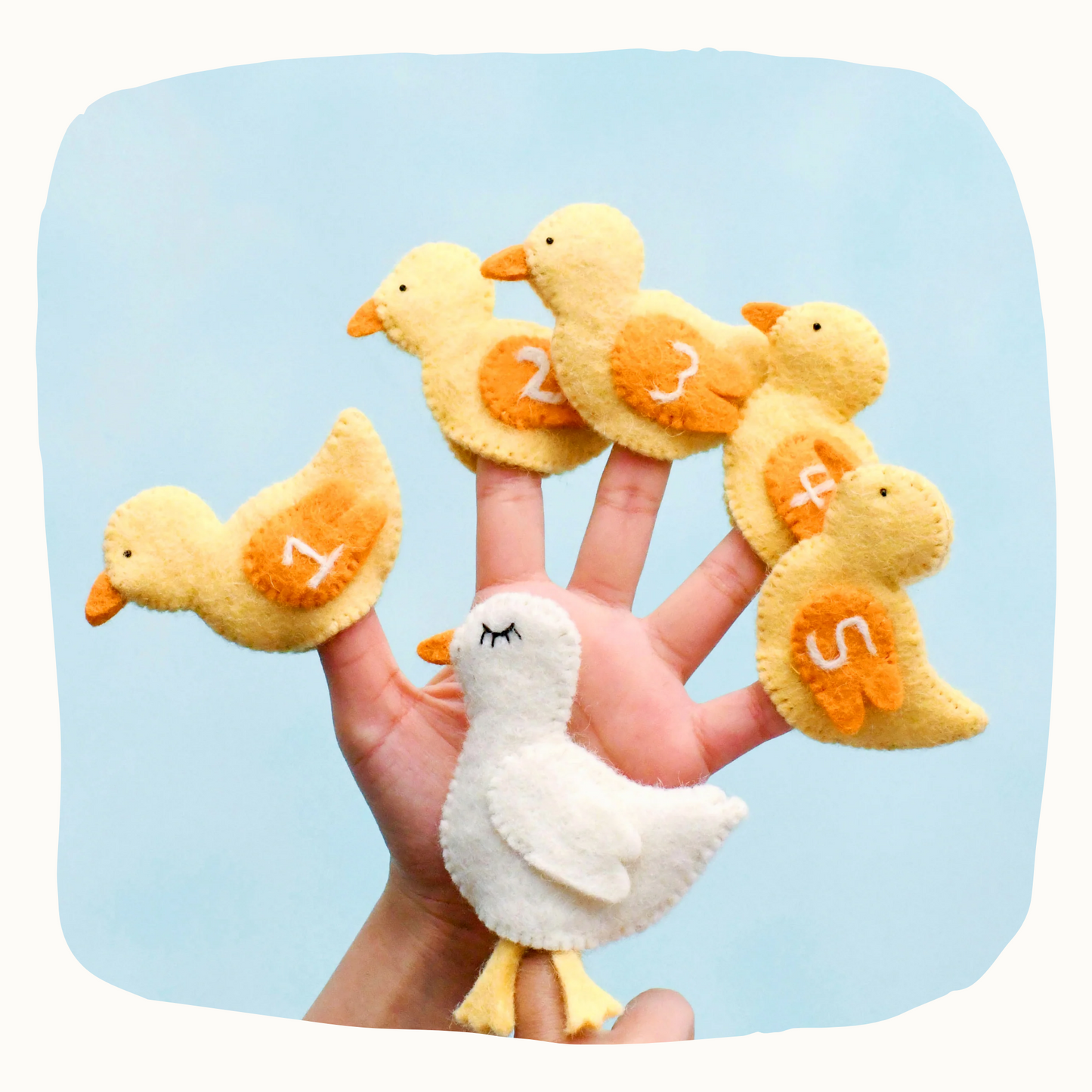 Five Little Ducks, Finger Puppet Set
