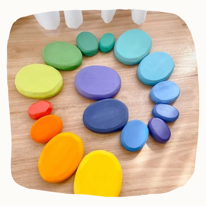 Rainbow Pebbles Set