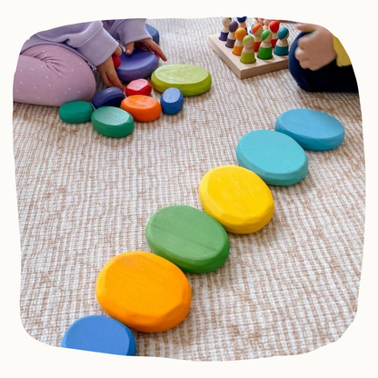 Rainbow Pebbles Set